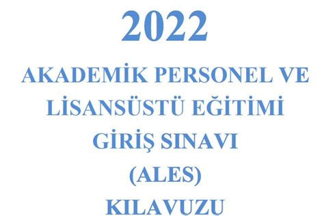 Ales 2 başvuru 2022